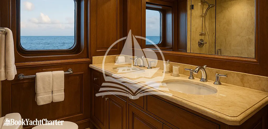 Aurora Star Yacht cabin bathroom
