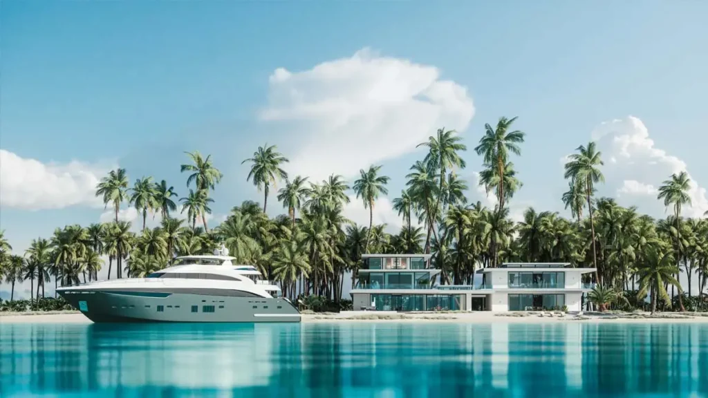 Indian ocean yacht charter vacation