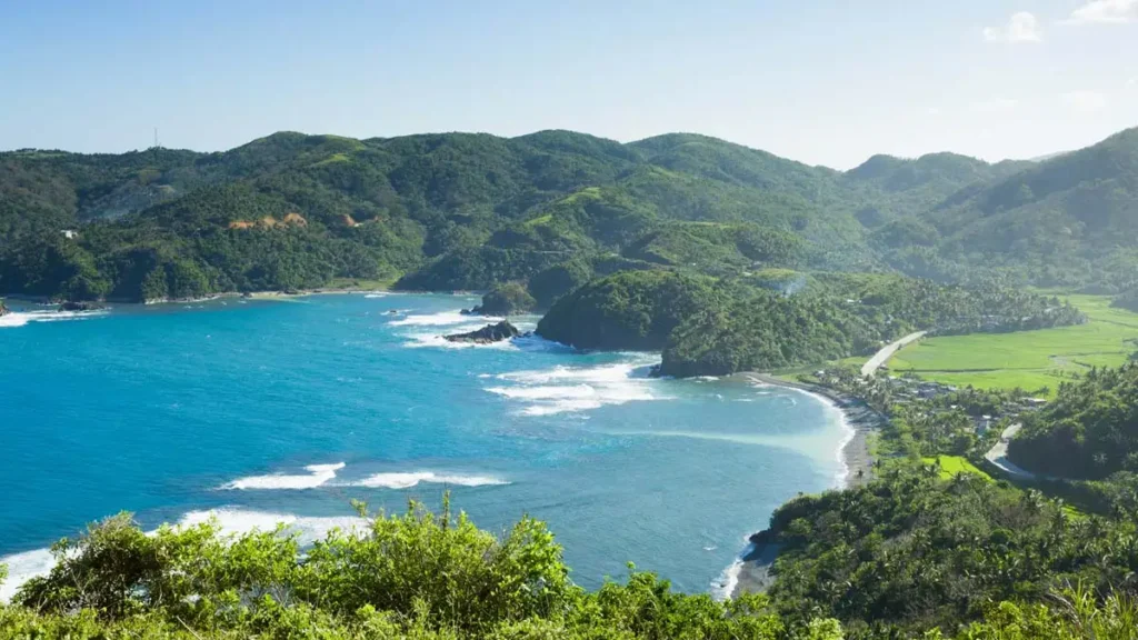 South Pacific landscape