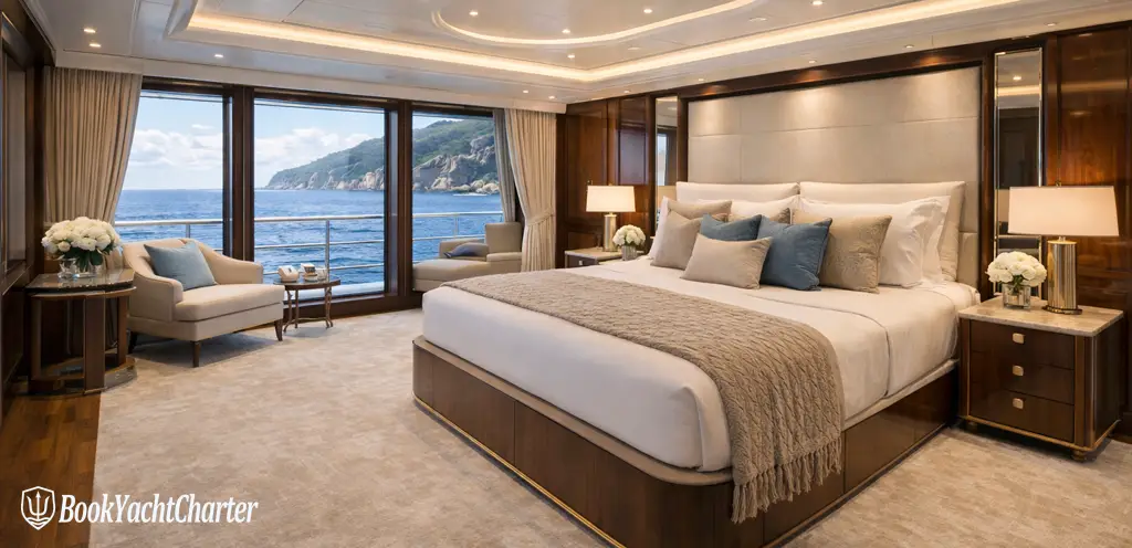 Aquila Ventum sailing superyacht cabin