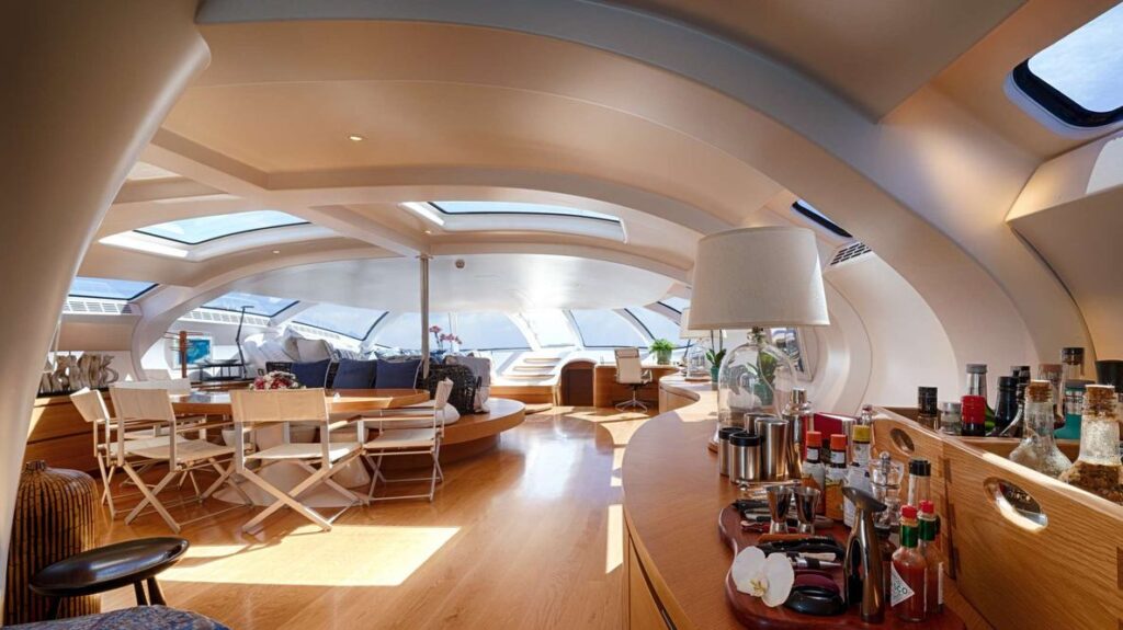 Adastra yacht interior