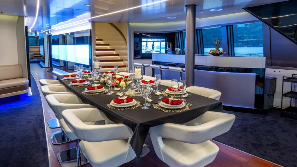 Buccara Sea Falcon I yacht interior