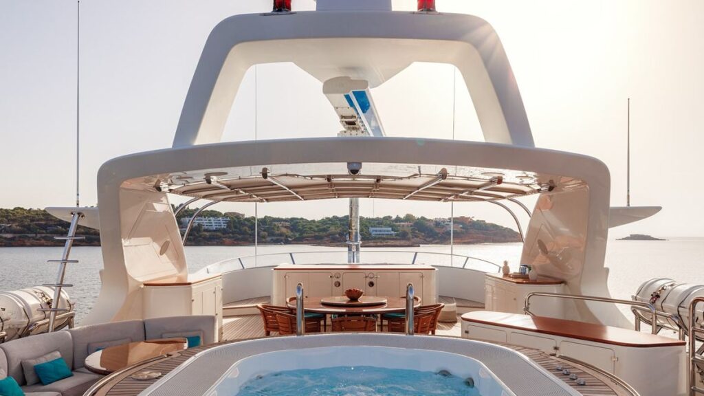Justa Delia yacht deck