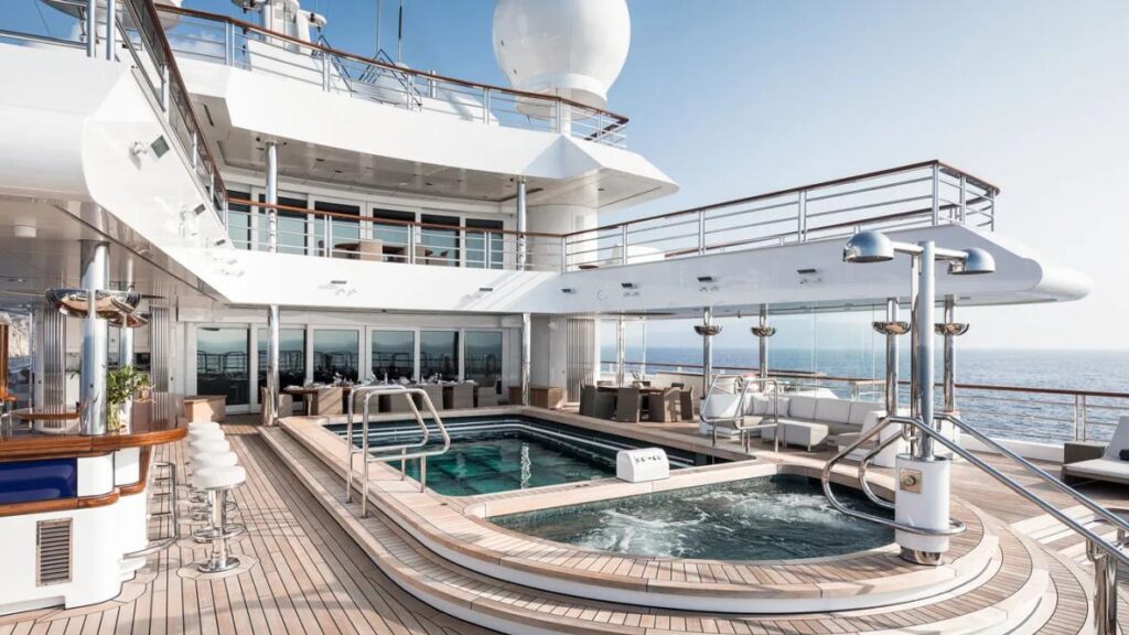 Octopus yacht deck