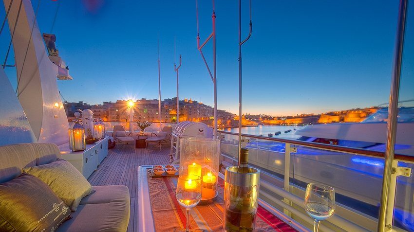 Sanssouci Star yacht deck