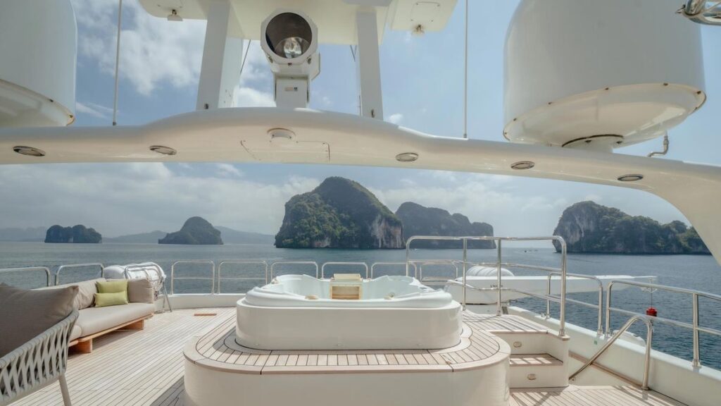 Silentworld yacht deck
