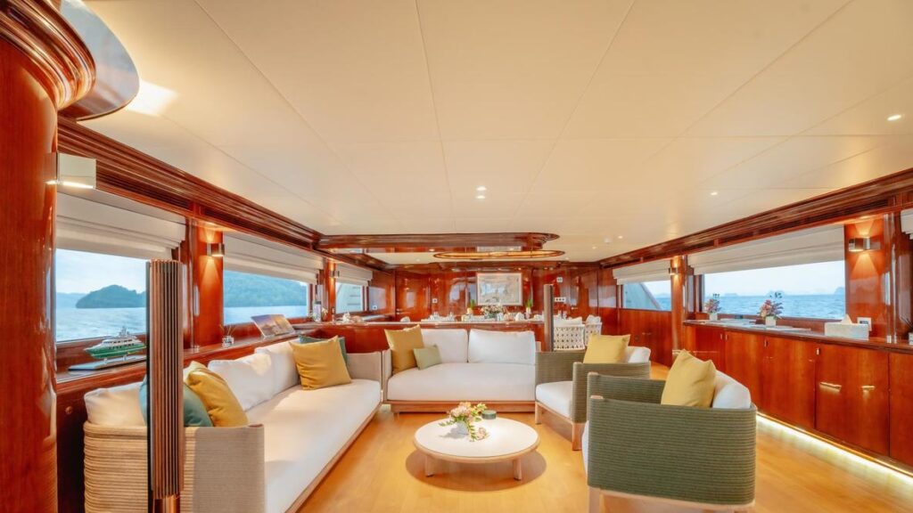 Silentworld yacht interior