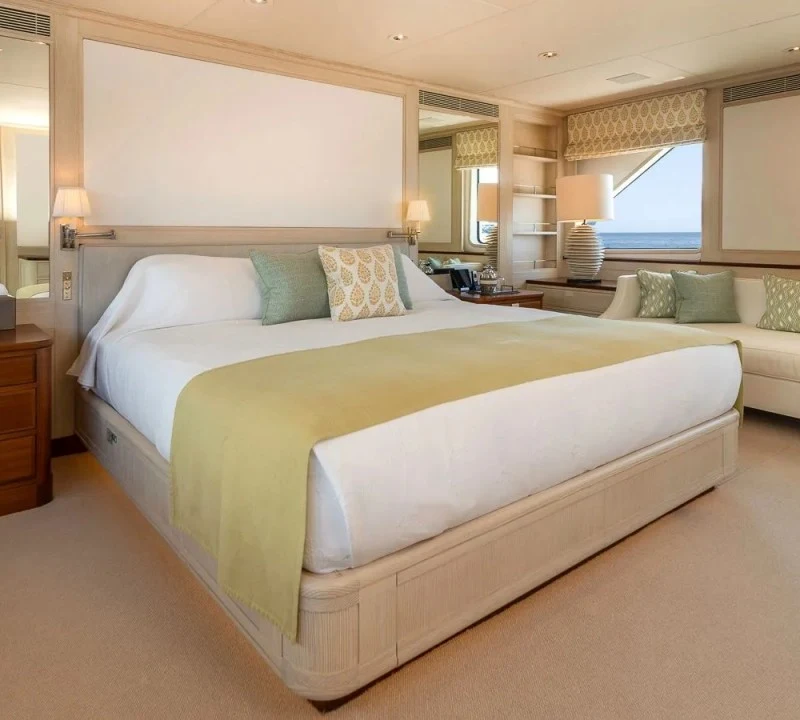 Ancallia master cabin with bed