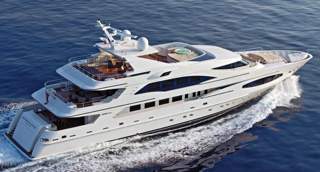 Princess Iolanthe sun deck with jacuzzi and lounge seating