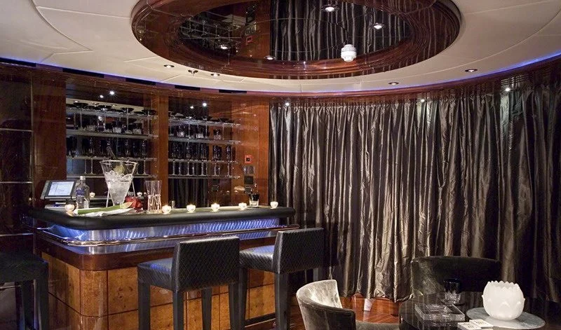 Onboard bar and lounge area aboard Talisman Maiton